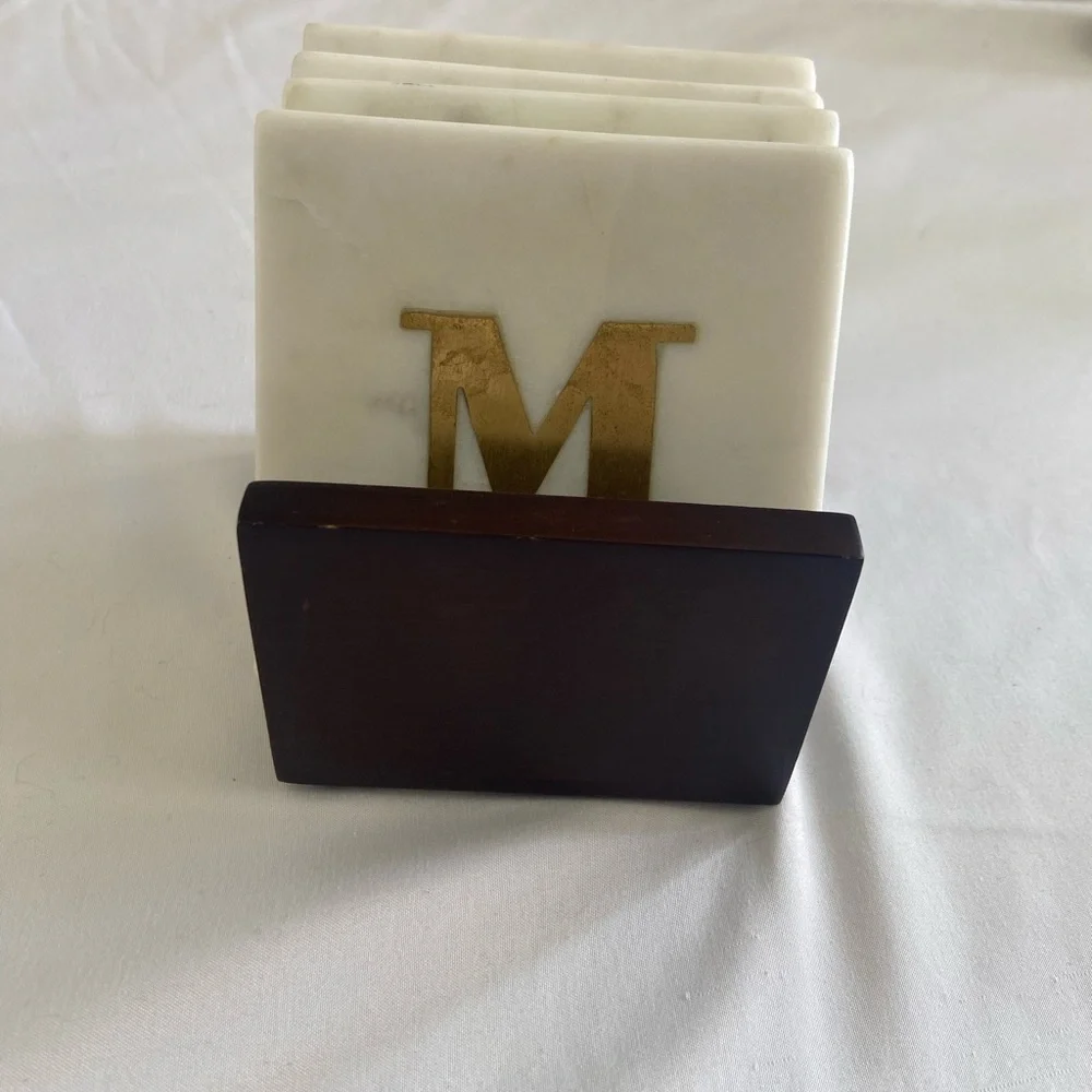 Crate&Barrel stone coasters